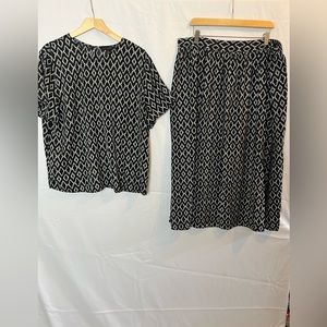 Skirt Shirt Set